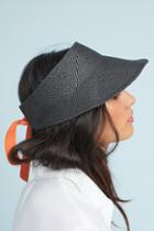 Anthropologie Vanessa Suede Visor