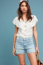 Mother The Patchie Mid-rise Denim Shorts