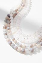 Anthropologie Summer Frost Layered Necklace