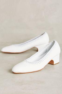 Rachel Comey Calder Crochet Heels White