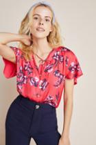 Dolan Left Coast Keilani Flutter-sleeved Blouse