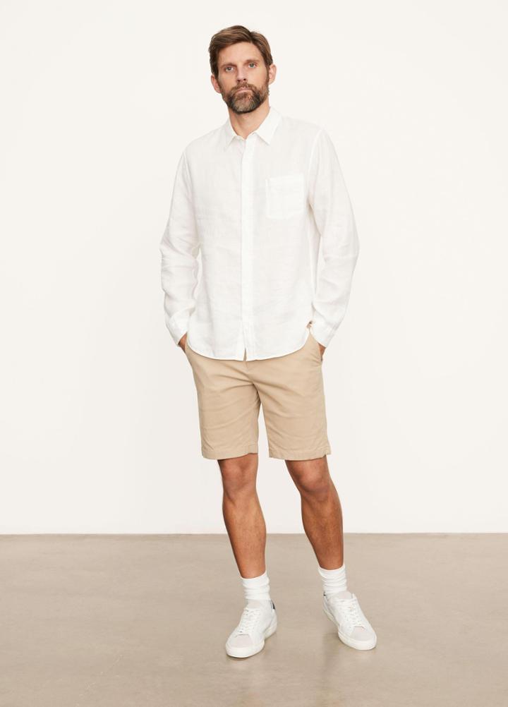 Vince Linen Long Sleeve Shirt