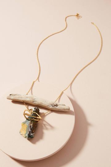 Regina Dabdab Jasper Driftwood Necklace