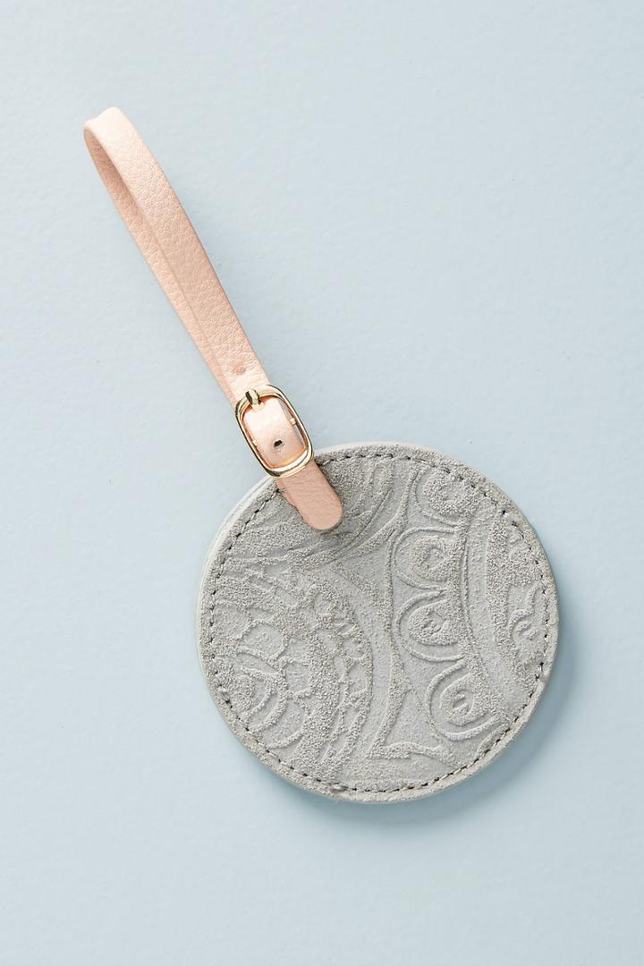 Anthropologie Foxglove Luggage Tag