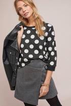 Blue Tassel Polka Dot Sweatshirt