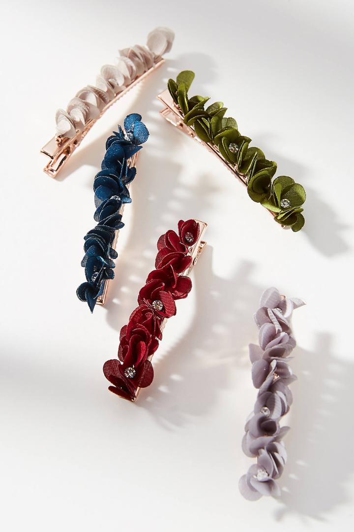 Anthropologie Violetta Barrette Set