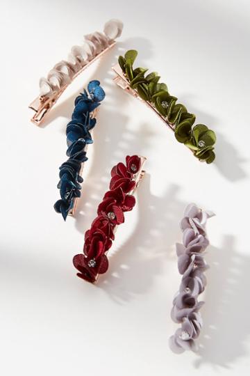 Anthropologie Violetta Barrette Set