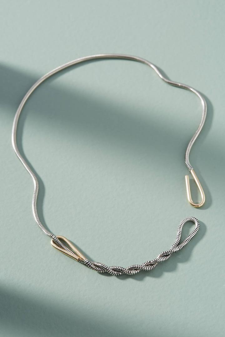 Anthropologie Wrapped Chain Necklace