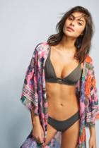 Pool To Party Enchanting Blooms Cover-up Kimono