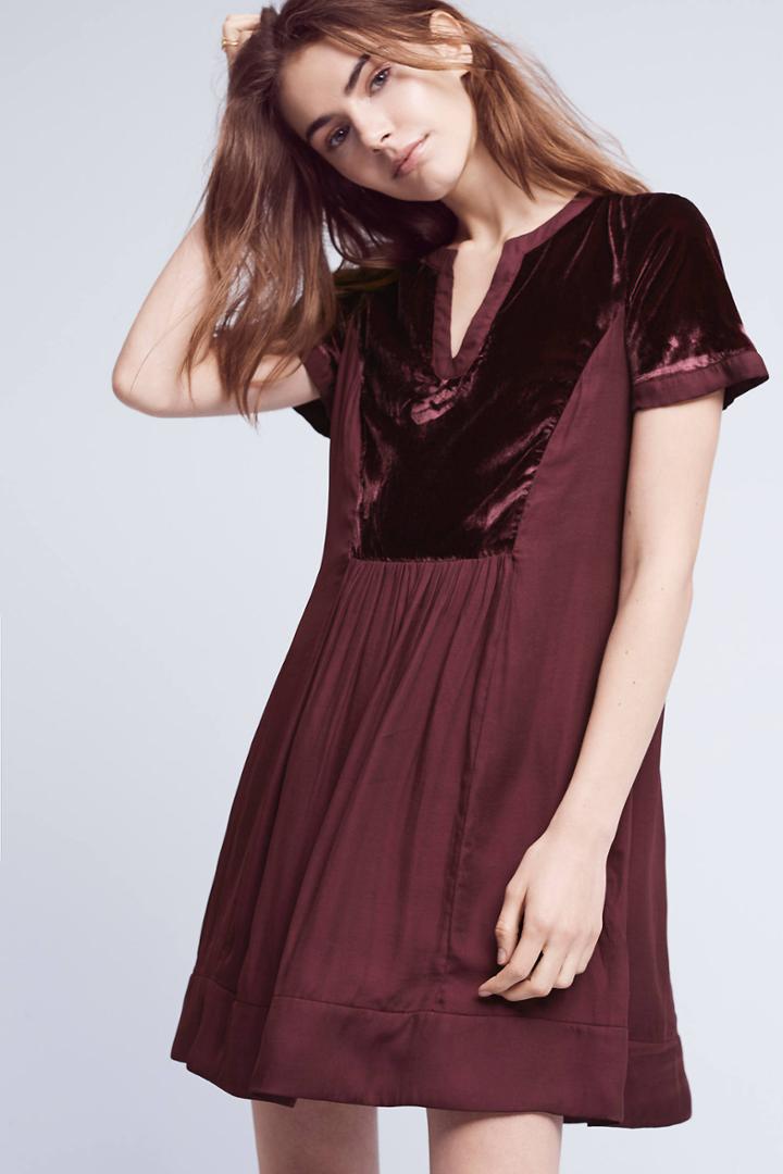 Maeve Velvet Tunic Dress