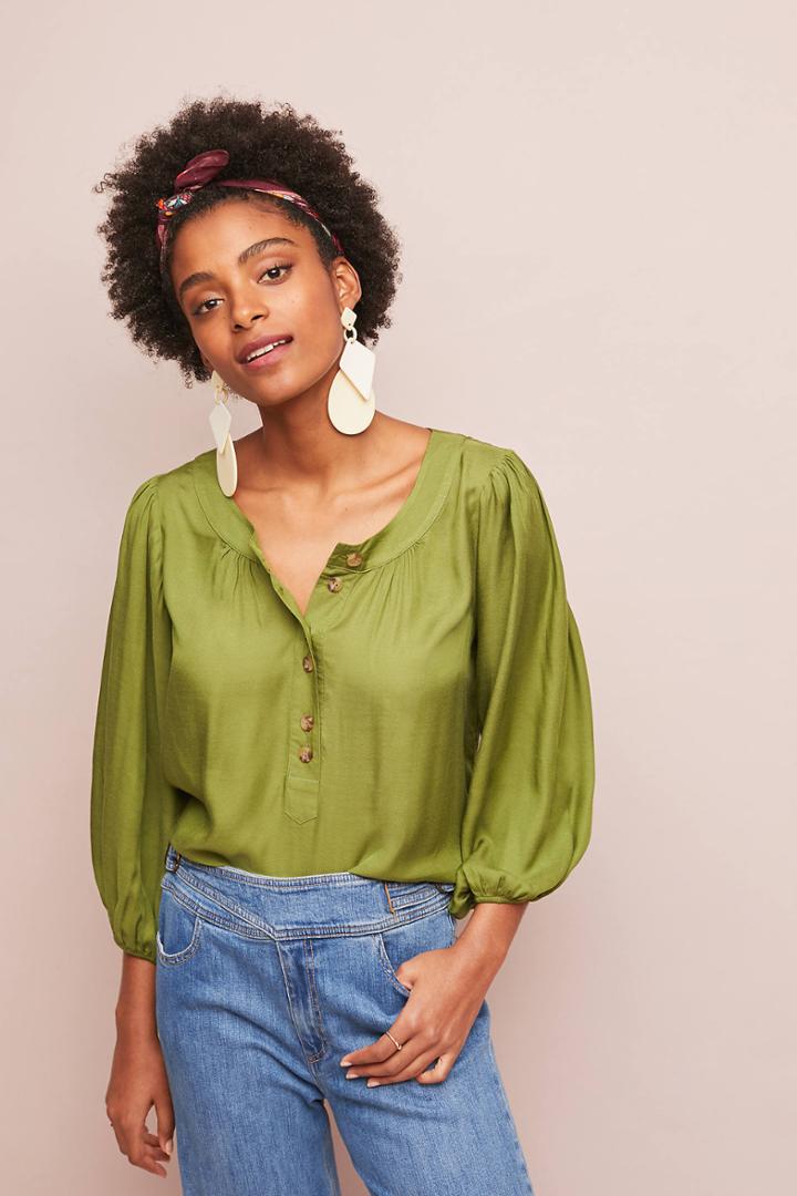 Maeve Kalas Henley Blouse