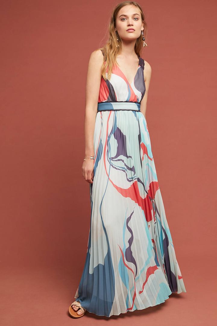 Seen Worn Kept Pleated Atelier Maxi Dress