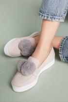 All Black Pom Pom Sneakers