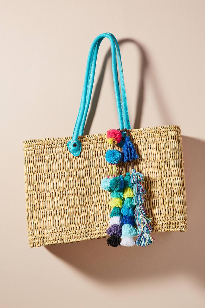 Misa Jane Straw Tote Bag
