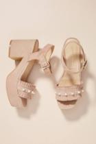Bruno Premi Pearled Platform Sandals