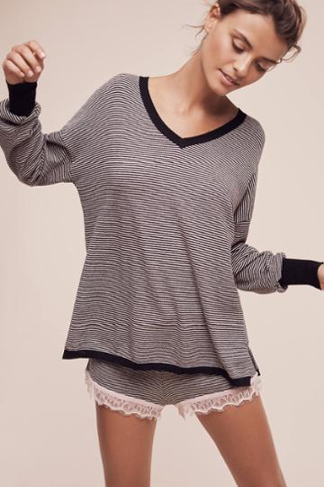 Fleur't Striped Sleep Top