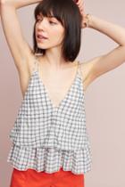 Dina Agam Estelle Plaid Tank