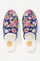 Far Away From Close Sage Floral Slippers