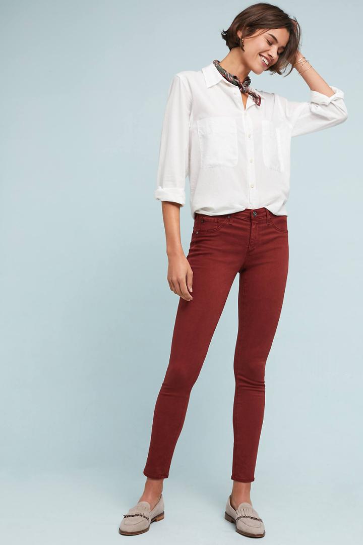 Ag Jeans Ag Mid-rise Denim Leggings