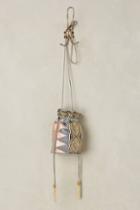 From St Xavier Beaded Zig-zag Bucket Pouch