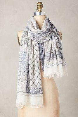 Anthropologie Ocala Silk Scarf