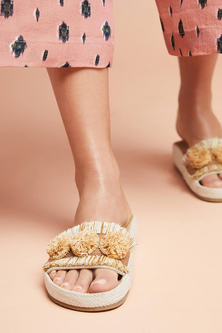 Soludos X Anthropologie Panarea Slide Sandals