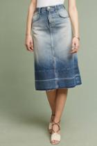 Current/elliott The Slit Midi Denim Skirt