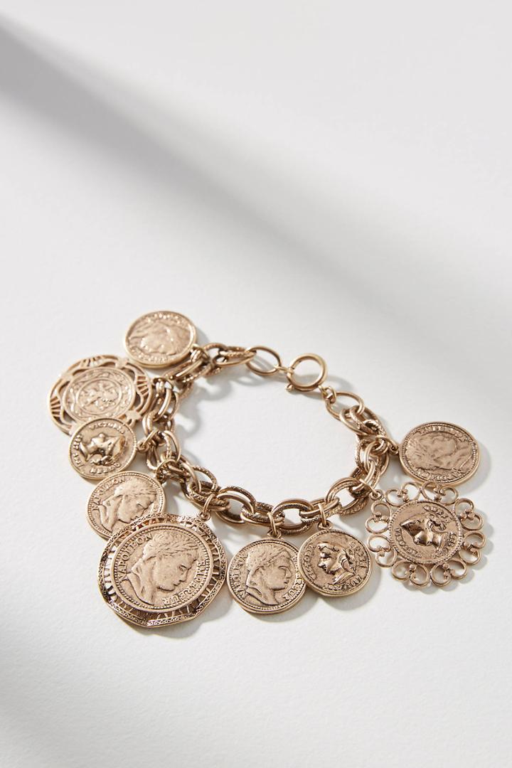 Anthropologie Heirloom Charm Bracelet