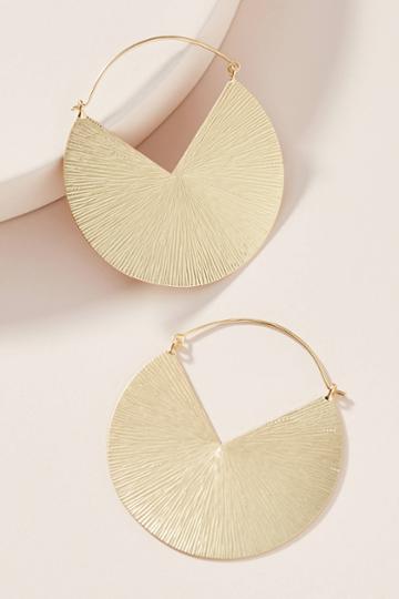 Anthropologie Effie Hoop Earrings