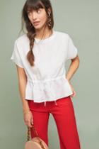 Cloth & Stone Waisted Linen Top