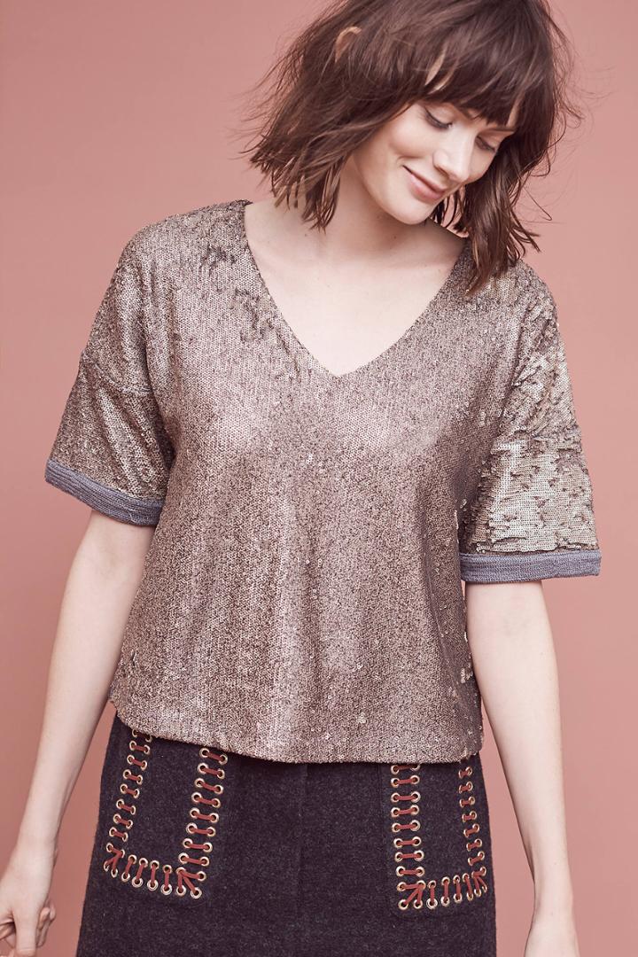 Deletta Sequin Tee