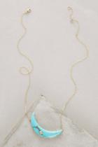 Andrea Fohrman Turquoise Cresent Pendant Necklace