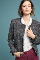 Greylin Tati Fringed Tweed Jacket