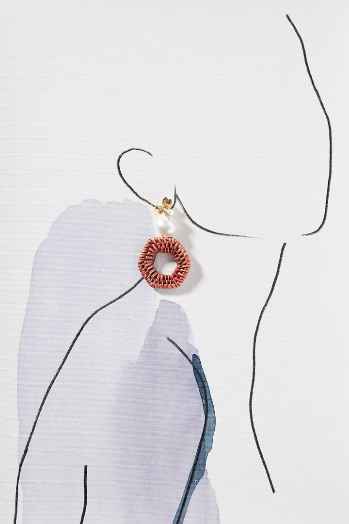 Serefina Cabana Hoop Drop Earrings