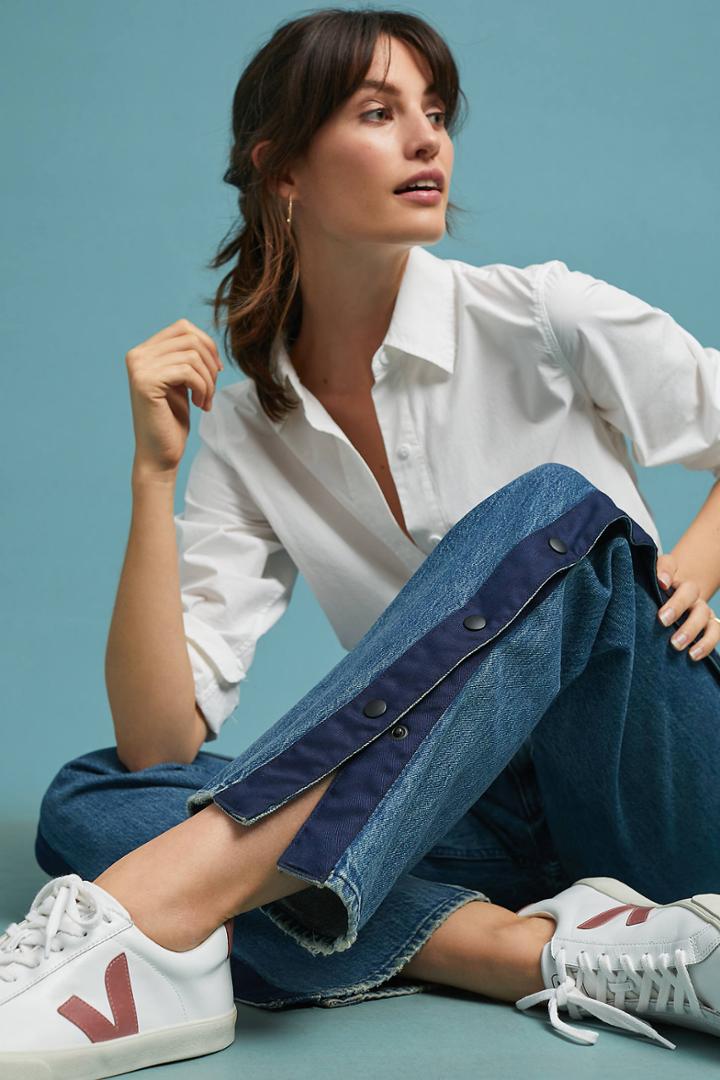 3x1 High-rise Snap-off Jeans