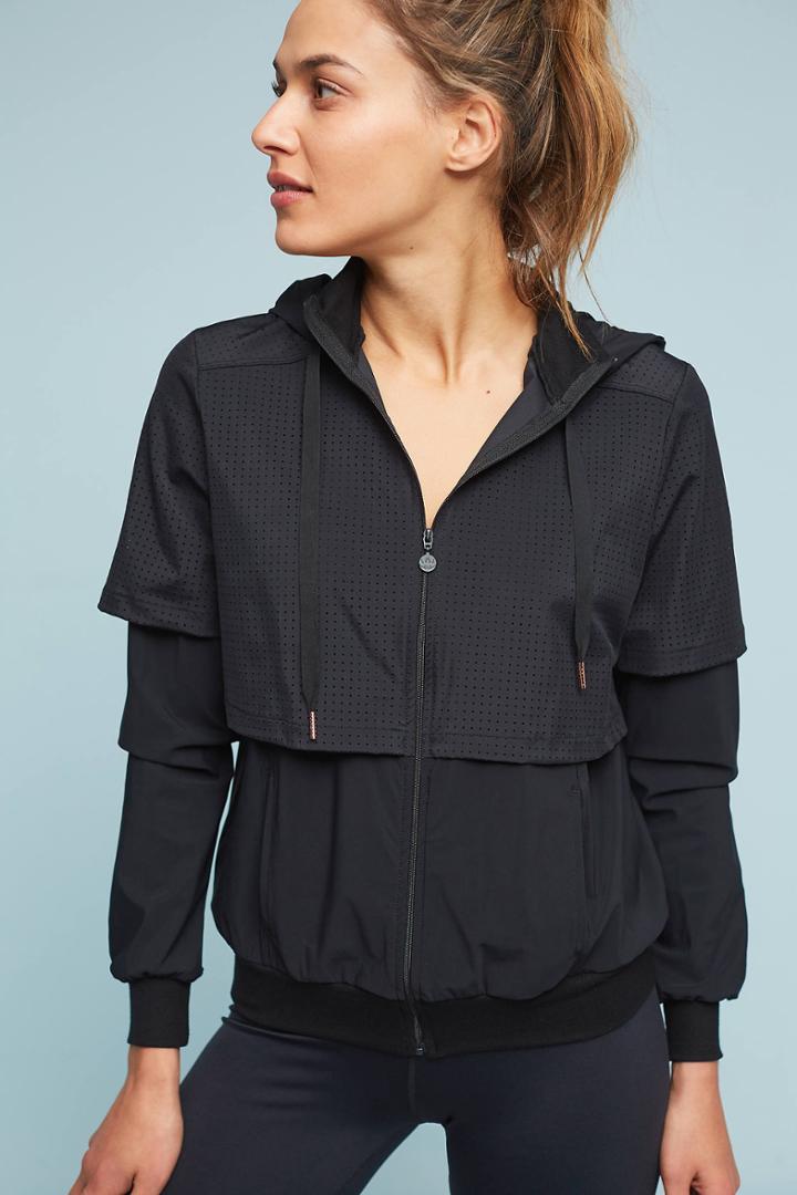 Beyond Yoga Picture Perforated Hooded Jacket