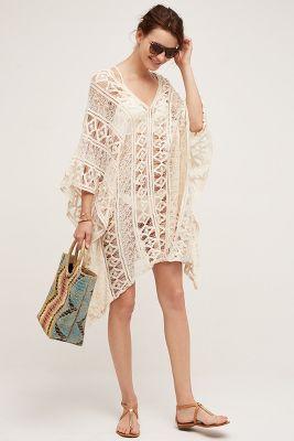Eberjey Nora Cover-up Neutral S/m Swimwear