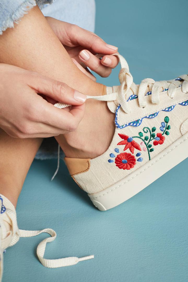 Soludos Ibiza Embroidered Sneakers