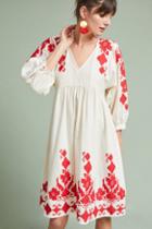 Velvet By Graham & Spencer Jora Embroidered Peasant Dress