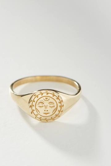 Claus Face Signet Ring