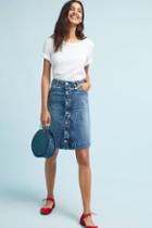 Mcguire Button-front Denim Skirt