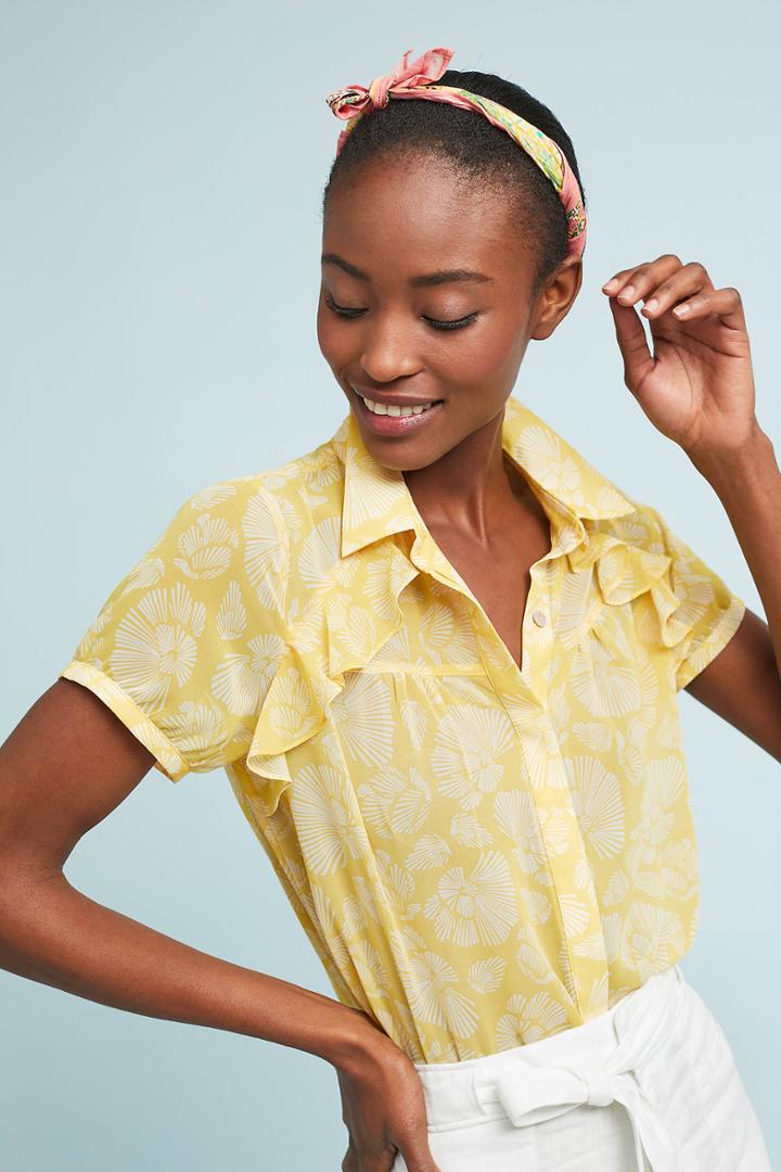 Dra Coastal Printed Buttondown