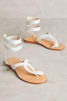 L Space Cocobelle Culebra Sandals Ivory
