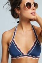 Becca Medina Crochet-trimmed Bikini Bikini Top