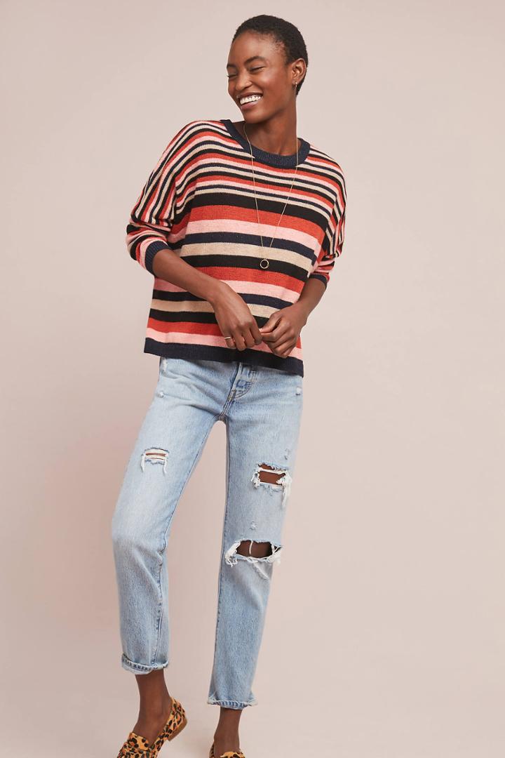 Scotch & Soda Striped Wool Pullover