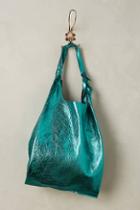 Anita Bilardi Reversible Metallic Leather Tote