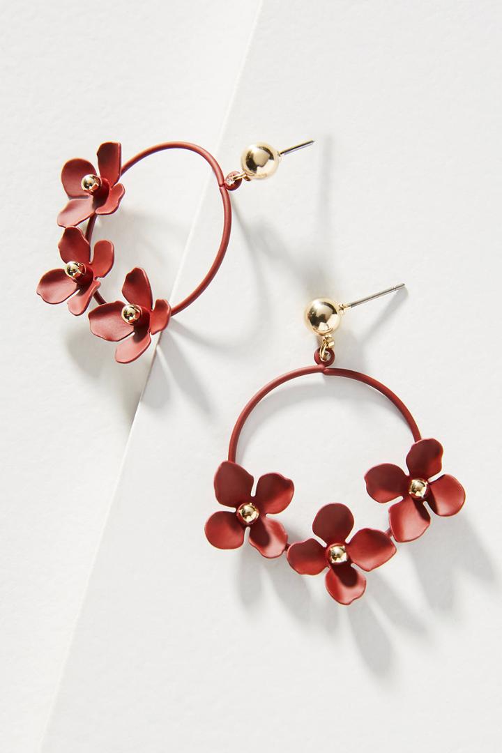 Anthropologie Zenzii Buttercup Drop Earrings