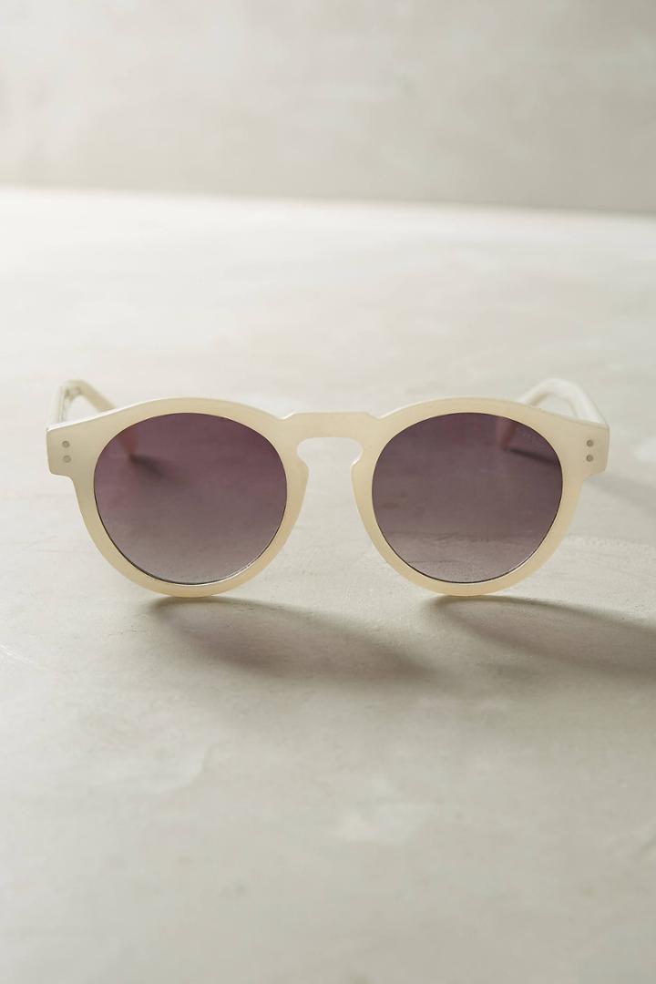 Komono Clement White Sunglasses