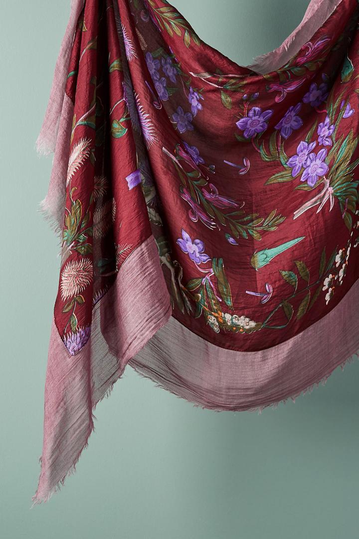Anthropologie Biltmore Silk Scarf