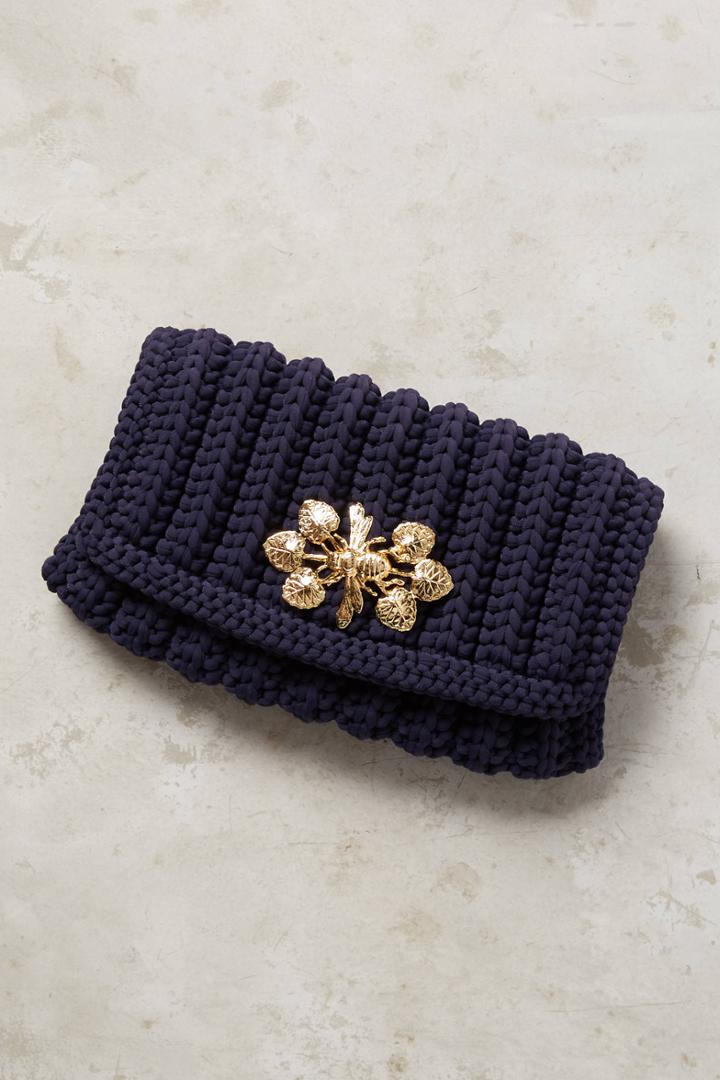 Alexandra Koumba Golden Bee Clutch